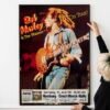 Bob Marley & The Wailers 1980 Tour Poster – Hamburg, Reggae, One Love Live Art