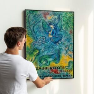 Mozart’s Die Zauberflöte 1967 Opera Poster – Metropolitan Opera, Vintage Classical Art Print