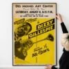 Retro 1960s Jazz Concert Poster – Dizzy Gillespie, Des Moines, Bebop & Big Band Art