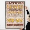 60s Psychedelic Concert Poster – Grateful Dead "Hayfever," Avalon Ballroom, Vintage Art