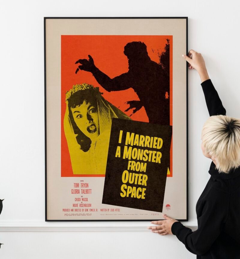 Classic 1950s B-Movie Poster – I Married a Monster From Outer Space ...
