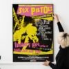 Vintage Sex Pistols Concert Poster – Finsbury Park Punk Rock Print