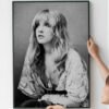 Stevie Nicks Fleetwood Mac 70s Art Print – Retro Music Legend Poster