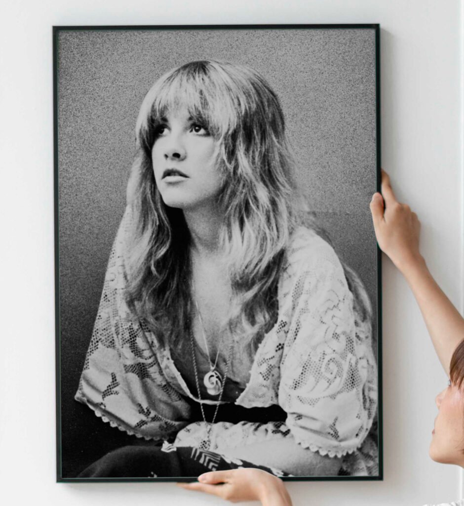 Stevie Nicks Fleetwood Mac 70s Art Print – Retro Music Legend