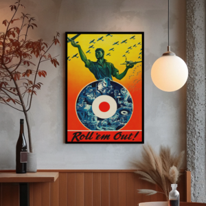 Canadian WWII Propaganda Poster – Vintage Wartime Decor
