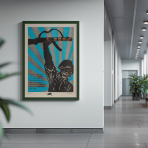 Black Panther Movement 1969 Poster – Revolutionary Artwork by Emory Douglas