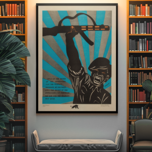 Black Panther Movement 1969 Poster – Revolutionary Artwork by Emory Douglas