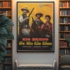 Retro Wild West Film Poster – Iconic 50s John Wayne Rio Bravo, Vintage Western Movie Art