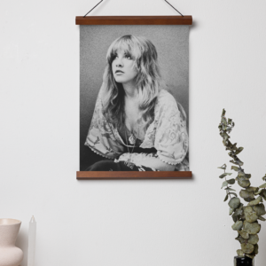 Stevie Nicks Fleetwood Mac 70s Art Print – Retro Music Legend Poster