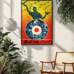 Canadian WWII Propaganda Poster – Vintage Wartime Decor
