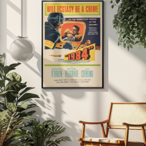 1984 Film Poster – Orwell Sci-Fi Political Thriller Print