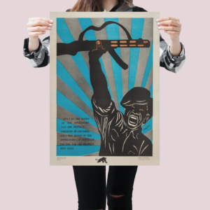Black Panther Movement 1969 Poster – Revolutionary Artwork by Emory Douglas