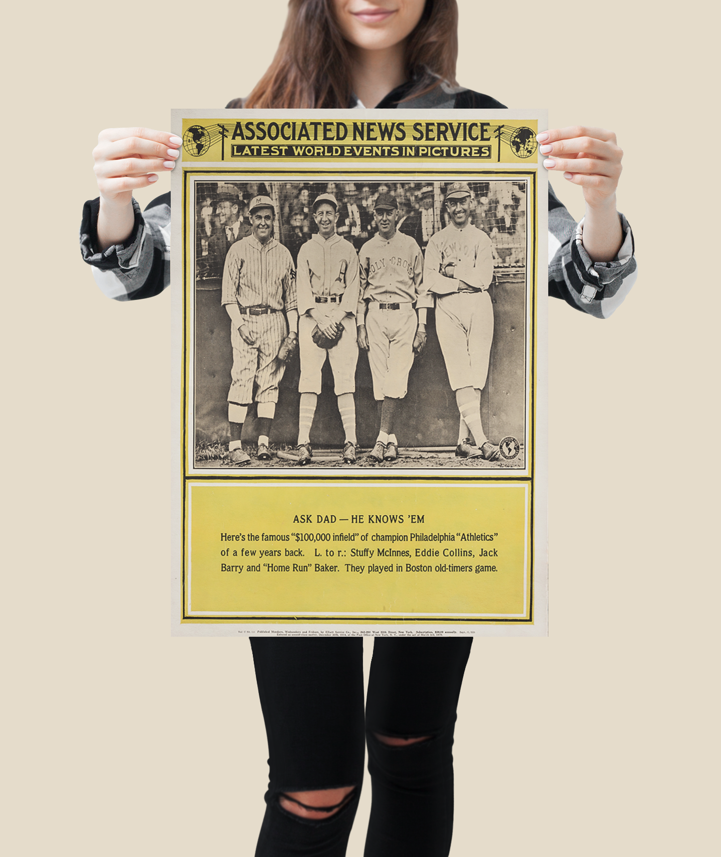 Eddie Collins 1930s Poster – Classic Baseball Memorabilia Eddie Collins 1930s Poster – Classic Baseball Memorabilia