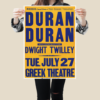 Duran Duran 1982 Concert Poster – Vintage New Wave Pop Rock Print