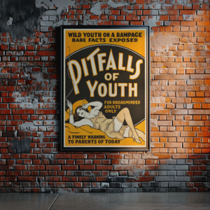 Classic Marijuana Scare Poster – Vintage 1930s Drug Propaganda