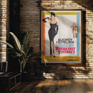 Audrey Hepburn Breakfast at Tiffany's Poster – Classic 1961 Movie Art