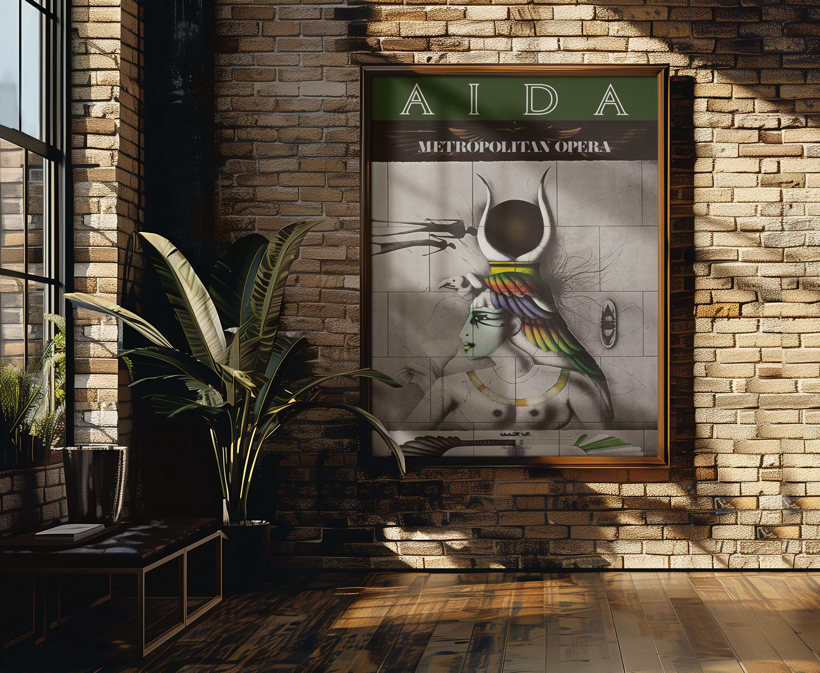 Aida 1978 Metropolitan Opera Poster Aida 1978 Metropolitan Opera Poster