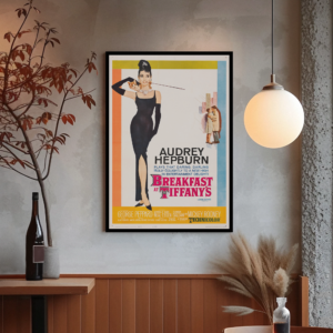 Audrey Hepburn Breakfast at Tiffany's Poster – Classic 1961 Movie Art