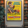 Classic Hollywood Poster – Roman Holiday 1953 Retro Movie