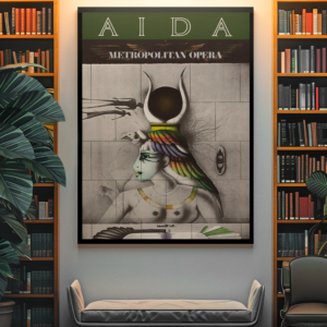 Aida 1978 Metropolitan Opera Poster