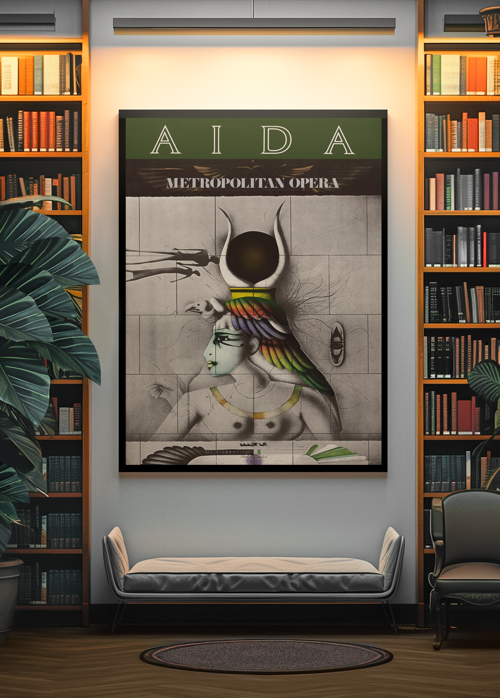 Aida 1978 Metropolitan Opera Poster Aida 1978 Metropolitan Opera Poster