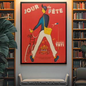 Jour de Fete 1949 - Jacques Tati French Movie Poster