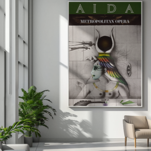 Aida 1978 Metropolitan Opera Poster