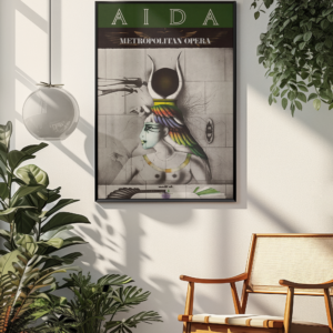Aida 1978 Metropolitan Opera Poster