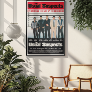 The Usual Suspects 1995 Movie Poster – Iconic Neo-Noir Crime Movie