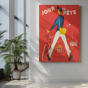 Jour de Fete 1949 - Jacques Tati French Movie Poster