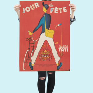 Jour de Fete 1949 - Jacques Tati French Movie Poster