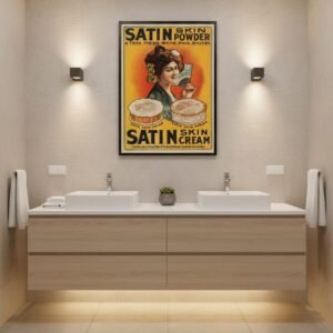 Edwardian Beauty Poster – 1903 Vintage Skincare & Feminine Vanity Art Print