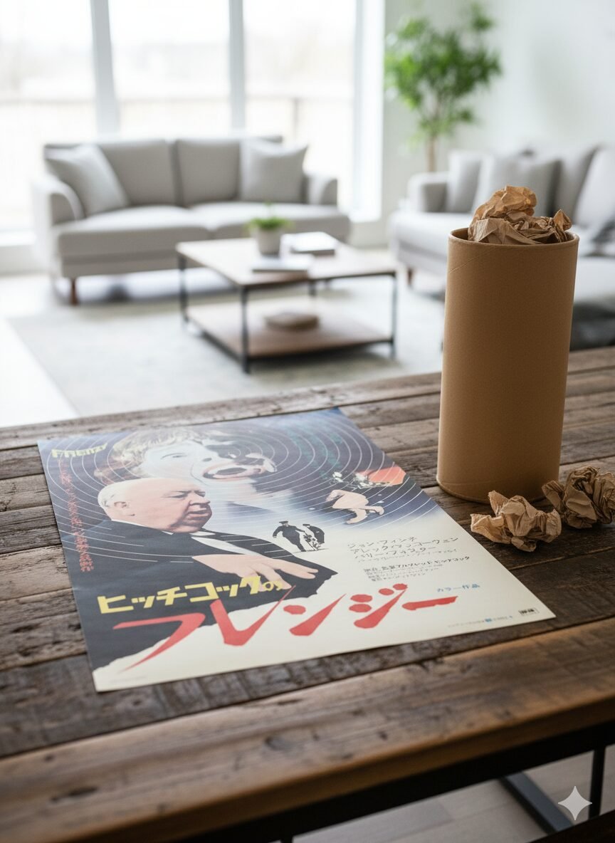 Rare Original Japanese Poster for Alfred Hitchcock’s Frenzy 1972 Rare Original Japanese Poster for Alfred Hitchcock’s Frenzy 1972