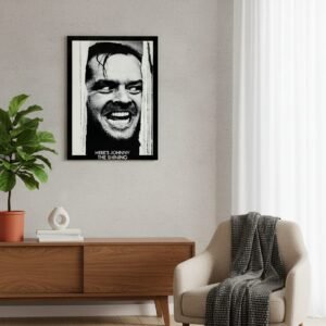 1980 The Shining Movie Poster – Retro Horror Thriller Jack Nicholson Print