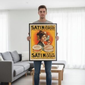 Edwardian Beauty Poster – 1903 Vintage Skincare & Feminine Vanity Art Print