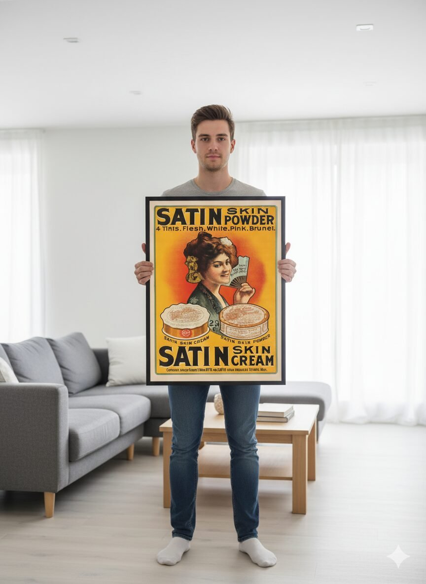 Edwardian Beauty Poster – 1903 Vintage Skincare & Feminine Vanity Art Print Edwardian Beauty Poster – 1903 Vintage Skincare & Feminine Vanity Art Print