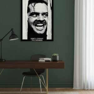 1980 The Shining Movie Poster – Retro Horror Thriller Jack Nicholson Print