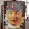 Roxy Music 1973 Frankfurt Concert Poster – Bryan Ferry, Brian Eno, Vintage Rock Print