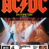 AC/DC Whitesnake 1980 Vintage Rock Concert Poster