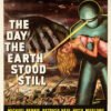 The Day the Earth Stood Still 1951 Movie Poster – Vintage Sci-Fi Film Print