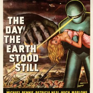 The Day the Earth Stood Still 1951 Movie Poster – Vintage Sci-Fi Film Print
