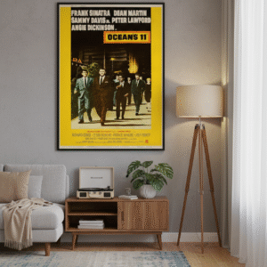 Ocean’s 11 1960 Vintage Movie Poster