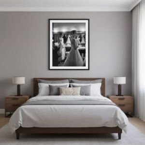 Grace Kelly and Audrey Hepburn 1956 Academy Awards Poster – Classic Vintage Hollywood Print