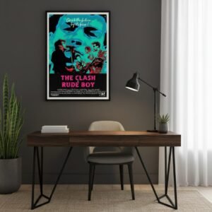 The Clash Rude Boy 1980 Vintage Punk Rock Poster