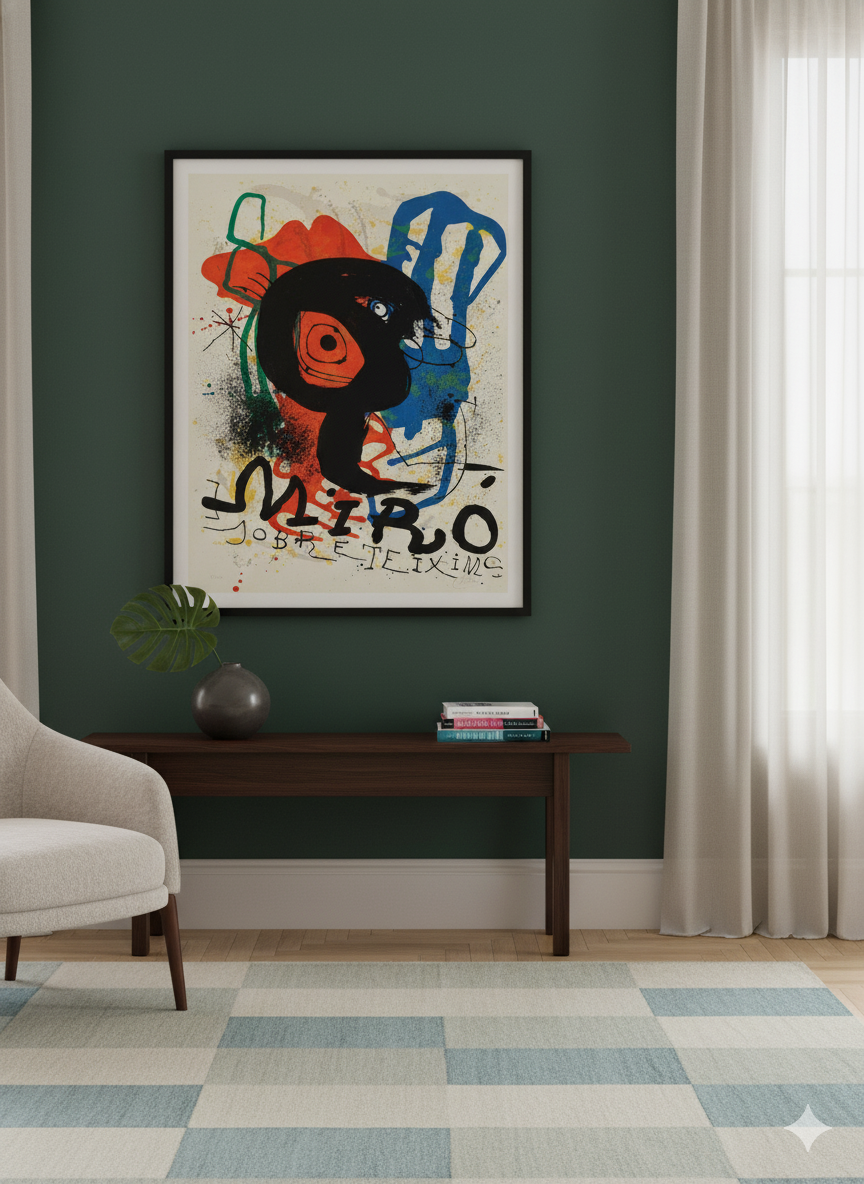 Joan Miró Sobreteixims Exhibition, 1970 Joan Miró Sobreteixims Exhibition, 1970