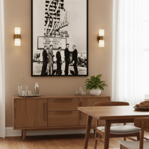 The Rat Pack 1960s Vintage Las Vegas Photograph