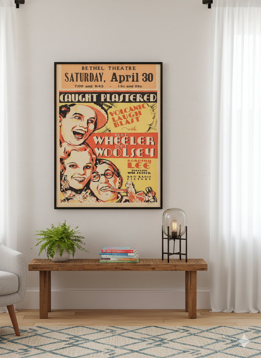 Caught Plastered 1931 Classic Comedy Film Poster Caught Plastered 1931 Classic Comedy Film Poster