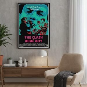 The Clash Rude Boy 1980 Vintage Punk Rock Poster