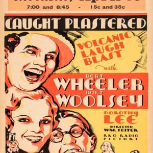 Caught Plastered 1931 Classic Comedy Film Poster