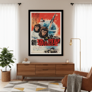 Escape from the Planet of the Apes 1971 Vintage Sci-Fi Movie Poster